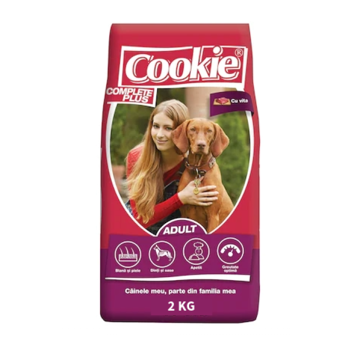 COOKIE HRANA USCATA CAINI ADULT CU VITA 2KG